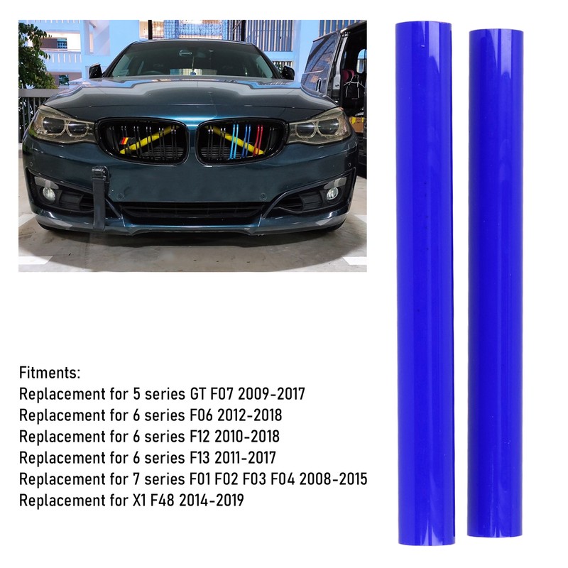 2PCS Front Grill Stripe Trim for M Style Replacement for