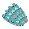Cute Sailboats Pattern Double-Sided Oval Nail File Emery Board Set