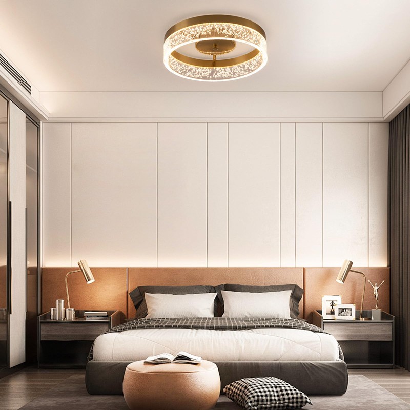 Jaycomey Modern LED Ceiling Light Fixture, 11.65" Flush Mount Kitchen