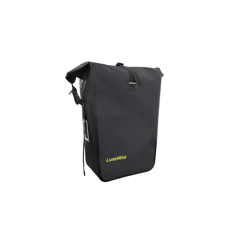 Luxevelo Lightweight Bike Pannier Bag – 27L Expandable Weather-Resistant Storage,