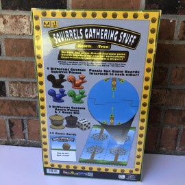 RB GAMES LLC  Squirrels Gathering Stuff Acorn Tree Board Game 2017 Family Fun 5+