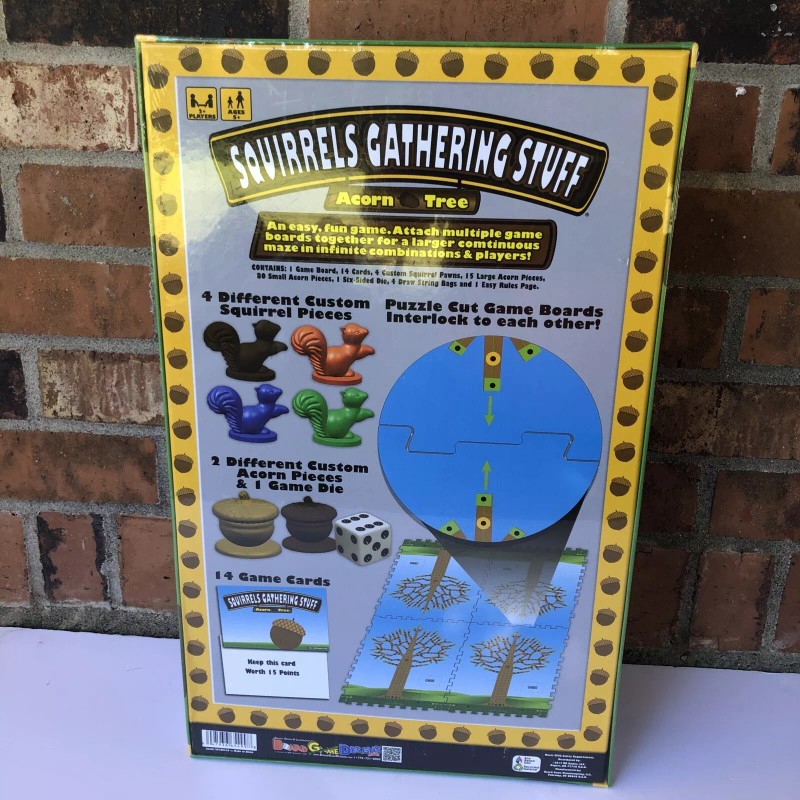 RB GAMES LLC Squirrels Gathering Stuff Acorn Tree Board Game
