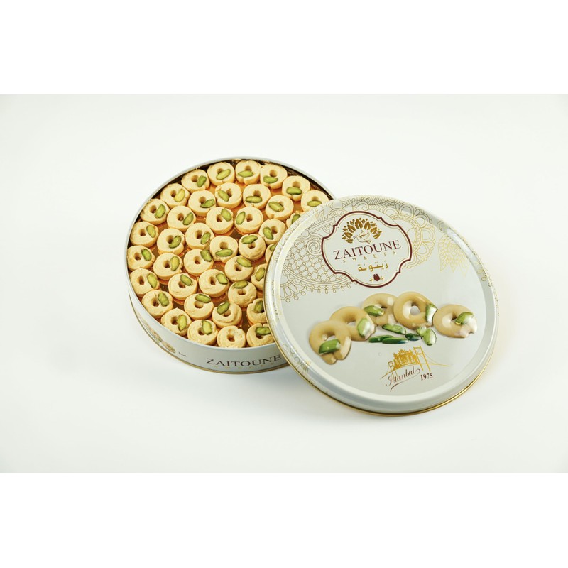 Zaitoune Ghraybeh Cookies - 1.1 lb | Luxurious Traditional Middle