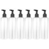 Minkissy 6Pcs Empty Shampoo Bottle, 250ml Plastic Pump Bottle Refillable
