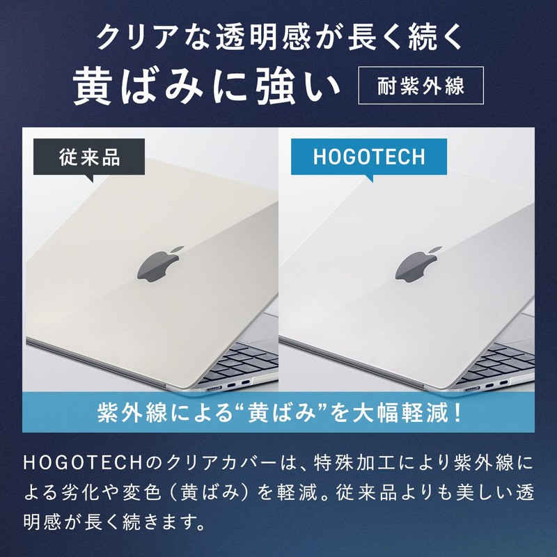 HOGOTECH Case [For MacBook Air 15 Inch M4 M3 M2]