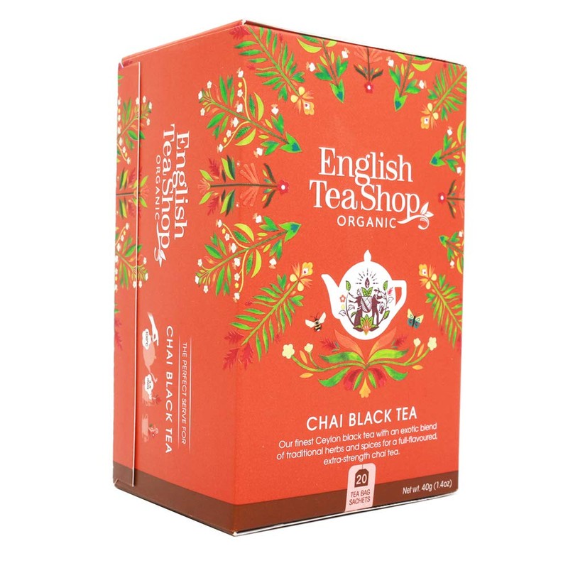 English Tea Shop Organic Chai Black Tea - 20 Tea