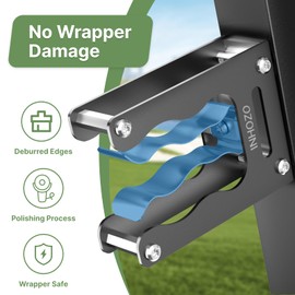 INHOZO Magnetic Cigar Holder – Strong Magnetic Cigar Clip for Golf Carts,Beach Chairs,Sturdy Aluminum Alloy and No Scratch Design,Secure Hold Without Falling,Cigar Accessories & Gift for Men – Gray