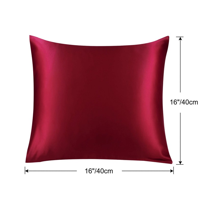 PiccoCasa Silk Pillowcase 19 Momme Silk Pillowcase with Zip Cushion