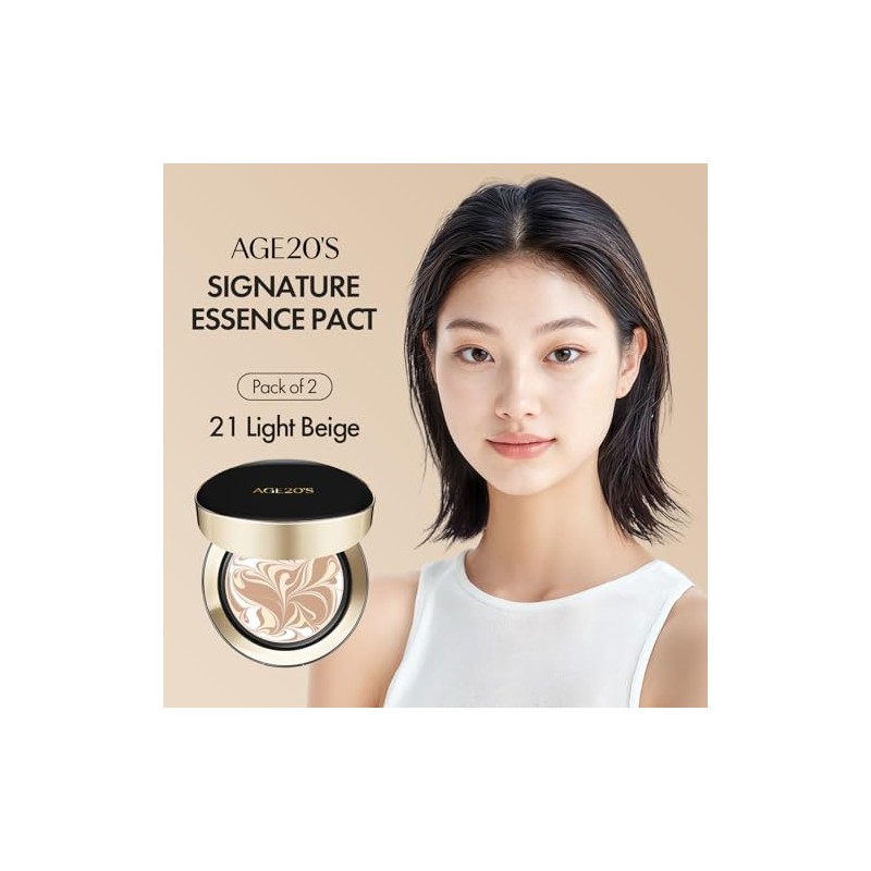 Age Signature Intense Foundation Makeup Cobertura Completa Base Cojín Coreano