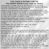 O-CONN 4 Pack 18 Inch Chainsaw Chain 3/8" LP Pitch