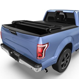 Soft Tri-fold Tonneau Cover Fit for Ford F-150 F150 2015-2025, Fleetside 5.5 Ft Bed