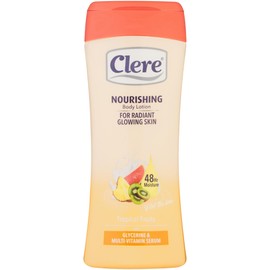 CLERE Nourishing Body Lotion - Tropical Fruits - 400mL, 13.53 Fl Oz (Pack of 1)
