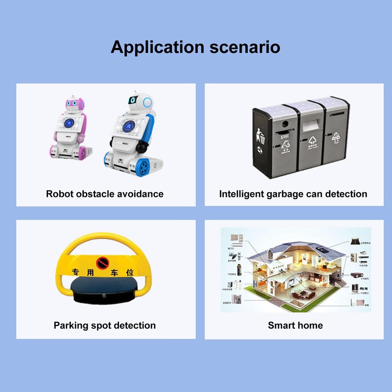 Ultrasonic Distance Module DC3.3-5V RS485 Distance Sensor Output Distance Detection