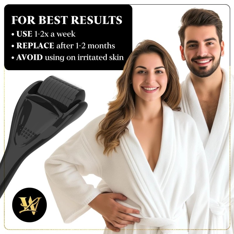 Lexi White Beauty Derma Roller for Skin, Hair & Beard