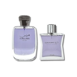 RASASI Hawas For Him & Daarej For Homme EDP 100Ml (3.4Oz)