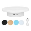White Automatic 360° Rotating Display Turntable 3KG Load Bearing Electric