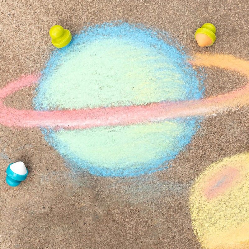 READY 2 LEARN Easy Grip Chalk Refills - 6 Colors