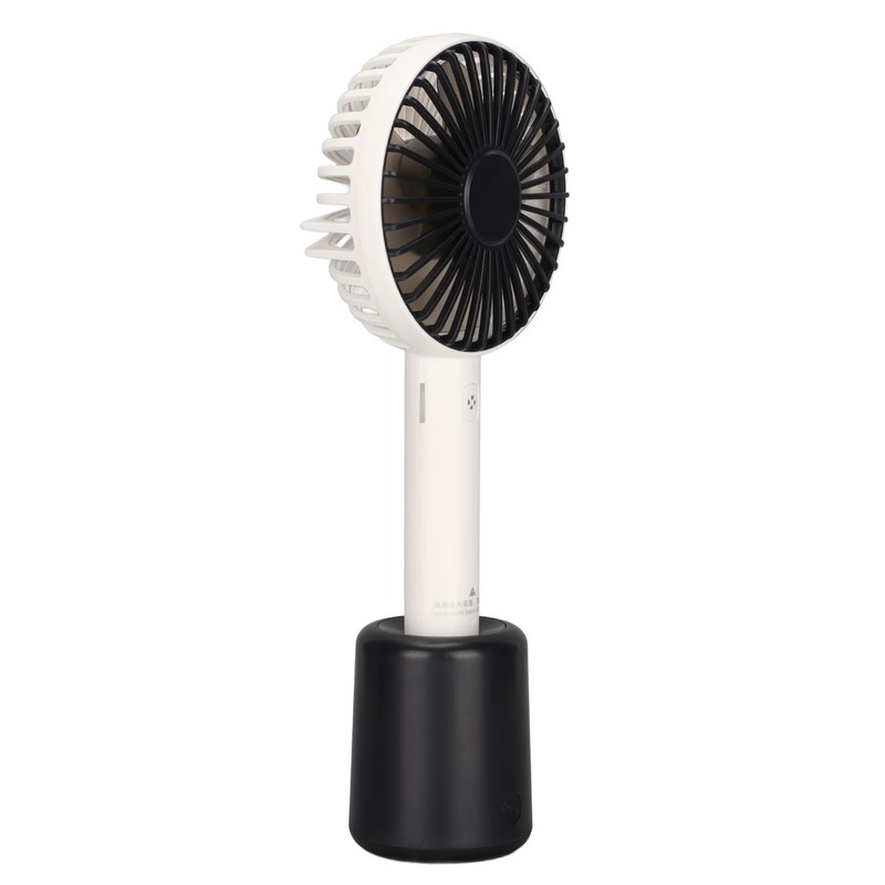 Portable Handheld Fan 3 Levels Automatic Shaking Head USB Rechargeable