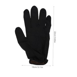 ULTECHNOVO 100pcs Food-grade Reusable Butyronitrile Gloves for Kitchen and Household Cleaning Thickened Protective Gloves Chemical Resistance for Cooking and Handling Tasks