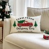 Ogiselestyle Christmas Trees Throw Pillow Cover 12 x 20 Inch