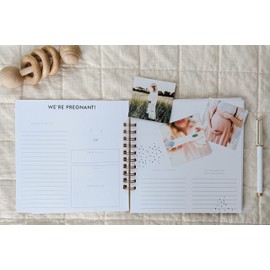 Watercolor Pregnancy Journal Memory Book: A Simple Keepsake Journal Album For First Time and Returning Moms, Scrapbook Natural Gender Neutral