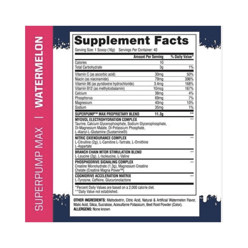 GASPARI SUPER PUMP MAX 40 SERV WATERMELON
