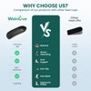 Welnove Heel Cushion Pads Plantar Fasciitis Support Achilles Tendonitis