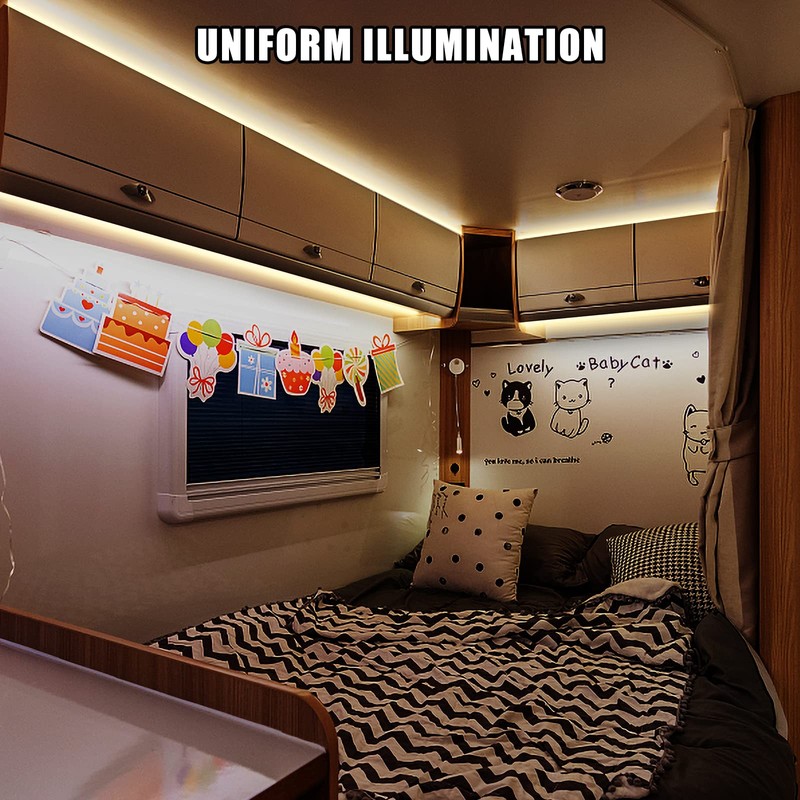 Tatazone 5V USB COB Led Strip Light with RF Remote,