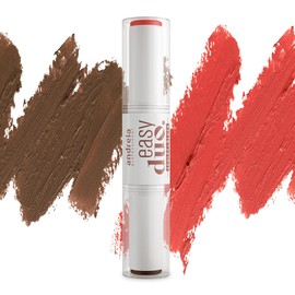Andreia Professional MAKEUP - Easy Duo Sculpt & Blush Stick - Blush & Contouring 2 in 1 - Creamy, blendable Texture - Colours 06 Dark Contour - 10g