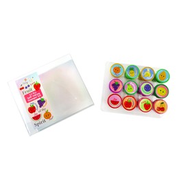 TINYMILLS 12 Pcs Fruit of The Spirit Stamp Kit