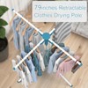 AUGMIRR Clothes Drying Racks, Height-Adjustable 52 Inches Updated Version,Stainless Steel