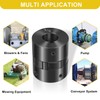 1/2" to 3/4" L075 Flexible 3-Piece L-Jaw Coupling Coupler Set
