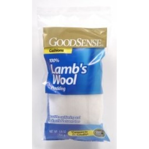 GoodSense Lambs Wool Padding, 3/8 oz Bag - 1/Each