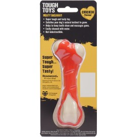 Rosewood Meaty Chicken Takeaway Bone Tough Dog Toy, Small