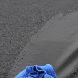 Heavy Duty Trailerable Boat Cover - 210D Oxford Fabric Mooring Cover Fits V-Hull Tri-Hull Fishing Ski Bass Runabout Boats 14-16ft