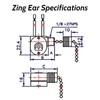 Txelegant Zinc EarZE-110M & ZE-109M, ZE-301DP, ZE-310D, ZE-316 Push Button