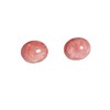 Sterling Silver Rhodochrosite Stud Earrings