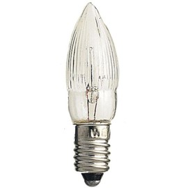 Konstsmide 1095-030 Ersatzbirne / für Innen- und Außenbaumketten, 3W, 3er Blister, Klar