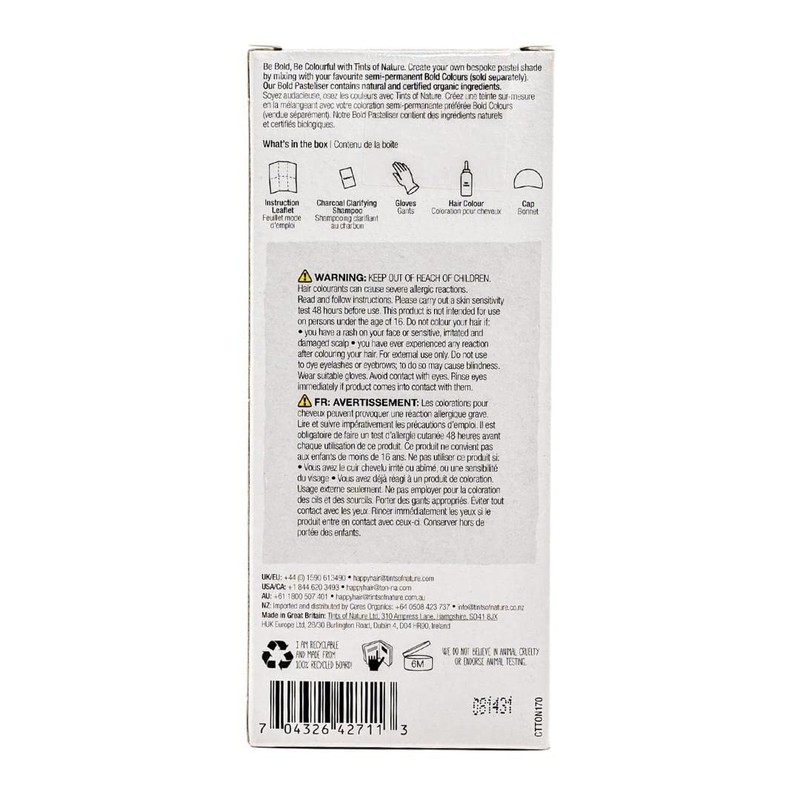 Tints of Nature Bold Pasteliser Semi-Permanent Hair Dye Strengthening and