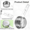 1/4 Cup Measuring Scoop, 60 ml Stainless Steel Cups