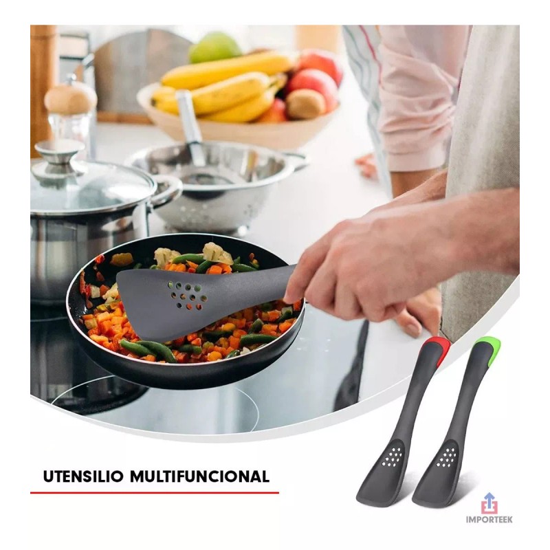 Importeek Espatula Cuchara Colador Cuchillo Utensilio Cocina Multiusos