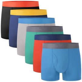 BAMBOO COOL Boys' Underwear Boxer Briefs Breathable and Soft 6-Pack