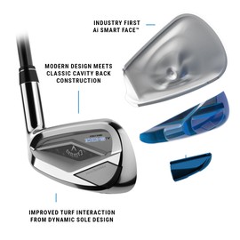 Callaway Golf Paradym AI Smoke Max Fast Individual Iron (Right Hand, Graphite, Light (R2), 5 Iron)