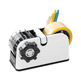 [TENDO°] Multi-Section Tape Dispenser ZO-508: Innovative Cutter for Custom Tape Width (White)