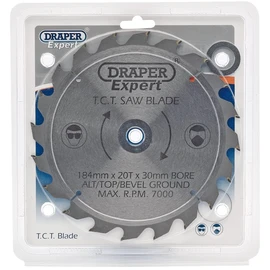 Draper 09471 TCT Saw Blade 184 x 30mm 20-Tooth