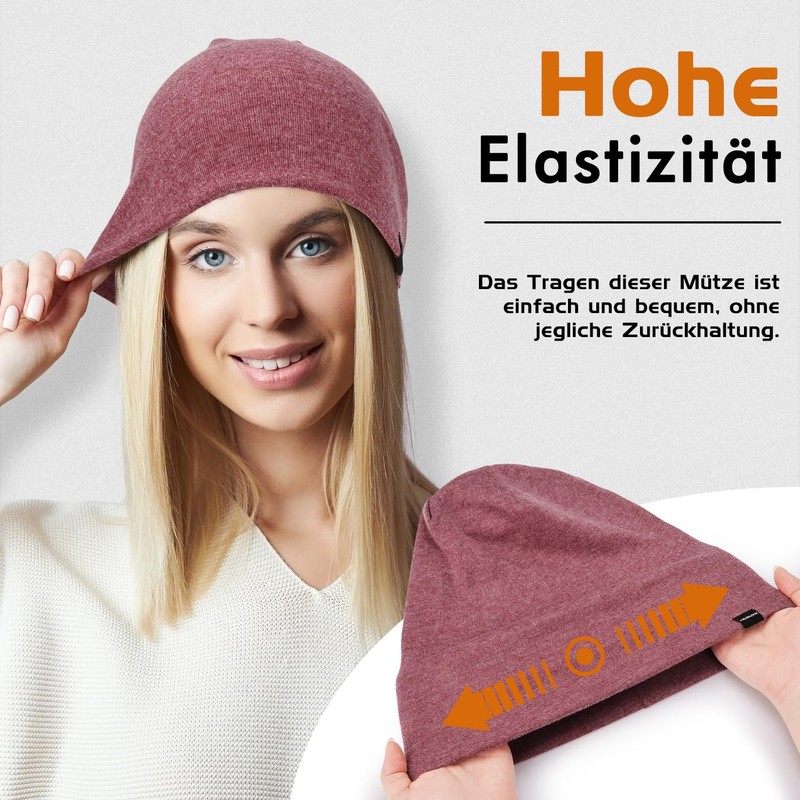 Men's Women's Lightweight Slouch Beanie Hat Soft Thin Hat Breathable