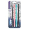 Oral-B Pro Whitening Brilliance Toothbrushes, Extra Soft, Black, Coral, and