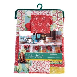 The Pioneer Woman Patchwork Tablecloth 70 Inches Round