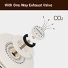watchget Airtight Coffee Canister Coffee Bean Storage One Way Releasing