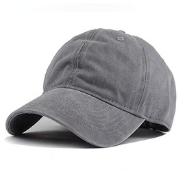 Wennmole unisex baseball cap, outdoor baseball cap, adjustable adult hat, sports, cool, fashionable baseball cap for men and women, gray, Einheitsgröße